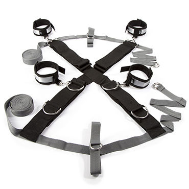 FIFTY SHADES OF GREY KEEP STILL OVER THE BED CROSS RESTRAINT